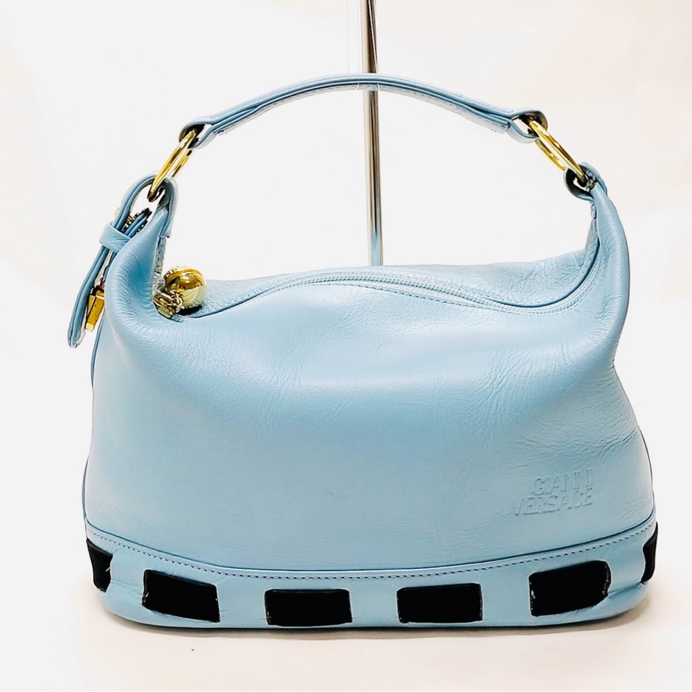 Ganni Versace Sky Blue Hand bag *RARE*